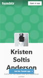 Mobile Screenshot of kristensoltisanderson.com